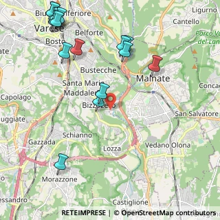 Mappa Molini di Gurone, 21046 Malnate VA, Italia (2.77438)