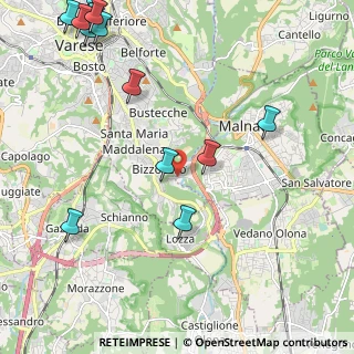 Mappa Molini di Gurone, 21046 Malnate VA, Italia (2.93692)