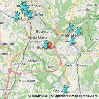 Mappa Molini di Gurone, 21046 Malnate VA, Italia (3.03364)
