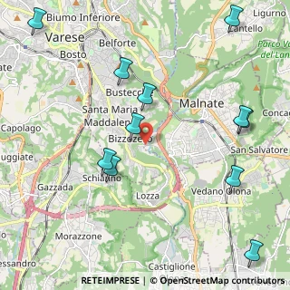 Mappa Molini di Gurone, 21046 Malnate VA, Italia (2.57364)