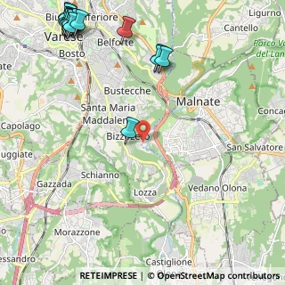 Mappa Molini di Gurone, 21046 Malnate VA, Italia (3.34176)