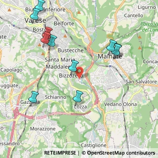 Mappa Molini di Gurone, 21046 Malnate VA, Italia (2.43727)