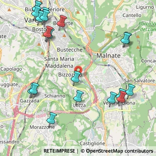 Mappa Molini di Gurone, 21046 Malnate VA, Italia (2.9175)