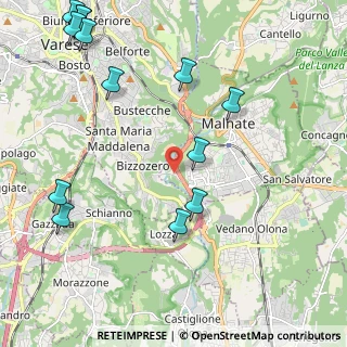 Mappa Via dei Mulini, 21046 Malnate VA, Italia (2.79462)