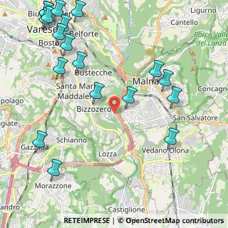 Mappa Via dei Mulini, 21046 Malnate VA, Italia (2.90789)