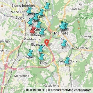 Mappa Via dei Mulini, 21046 Malnate VA, Italia (2.127)