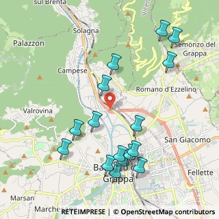 Mappa Via San Bortolo, 36060 Bassano del Grappa VI, Italia (2.24938)
