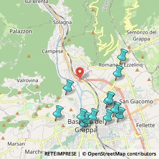 Mappa Via San Bortolo, 36060 Bassano del Grappa VI, Italia (2.39462)