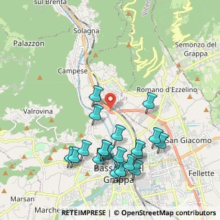 Mappa Via San Bortolo, 36060 Bassano del Grappa VI, Italia (2.191)