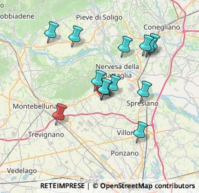 Mappa 31040 Giavera del Montello TV, Italia (6.38923)