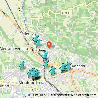 Mappa Vicolo Galeazze, 31044 Montebelluna TV, Italia (1.2845)