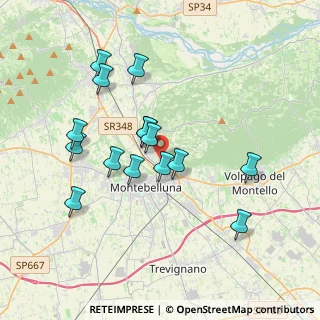 Mappa Vicolo Galeazze, 31044 Montebelluna TV, Italia (3.406)