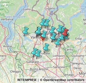 Mappa Via Monsignor Carlo Sonzini, 21046 Malnate VA, Italia (9.994)