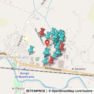 Mappa Via A. Meucci, 31040 Gorgo al Monticano TV, Italia (0.276)