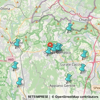 Mappa Via del Costone, 22077 Olgiate Comasco CO, Italia (4.47182)