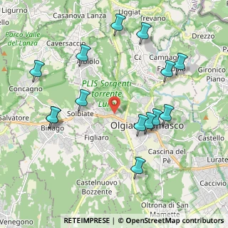 Mappa Via del Costone, 22077 Olgiate Comasco CO, Italia (2.20214)