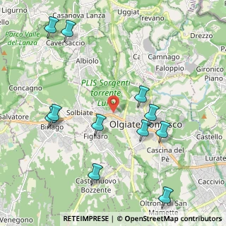 Mappa Via del Costone, 22077 Olgiate Comasco CO, Italia (2.35)