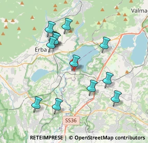 Mappa Via A. Manzoni, 22046 Merone CO, Italia (3.74385)