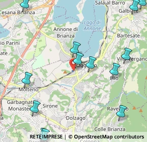 Mappa Piazza Stazione, 23848 Oggiono LC, Italia (2.87385)