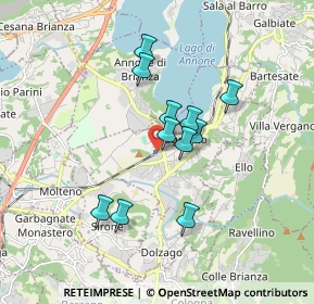 Mappa Piazza Stazione, 23848 Oggiono LC, Italia (1.38455)