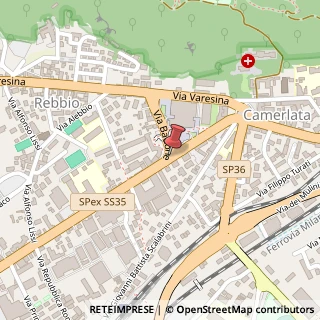 Mappa Via Pasquale Paoli,  10, 22100 Como, Como (Lombardia)