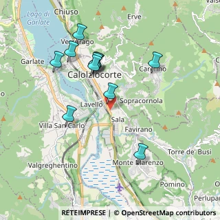 Mappa Via Quarenghi, 23801 Calolziocorte LC, Italia (1.86727)