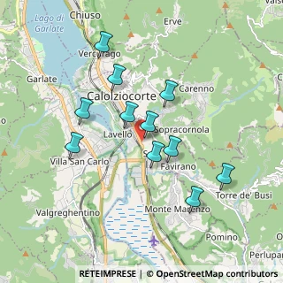 Mappa Via Quarenghi, 23801 Calolziocorte LC, Italia (1.63636)
