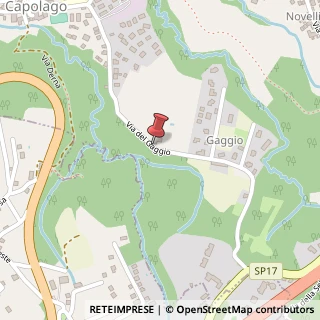 Mappa Via del gaggio 121, 21100 Varese, Varese (Lombardia)