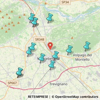 Mappa Via Feltrina Centro, 31044 Montebelluna TV, Italia (4.56077)