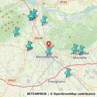 Mappa Via Feltrina Centro, 31044 Montebelluna TV, Italia (4.82091)