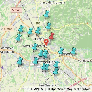 Mappa Via Pretura Vecchia, 31044 Montebelluna TV, Italia (2.058)