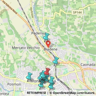 Mappa Via Pretura Vecchia, 31044 Montebelluna TV, Italia (1.46923)