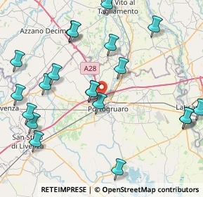 Mappa Via Orazio Antinori, 30026 Portogruaro VE, Italia (9.821)