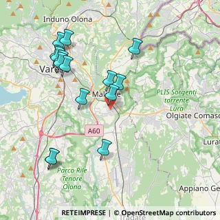 Mappa Via Reggio Emilia, 21046 Malnate VA, Italia (4.272)