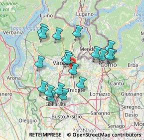 Mappa Via Reggio Emilia, 21046 Malnate VA, Italia (13.11105)