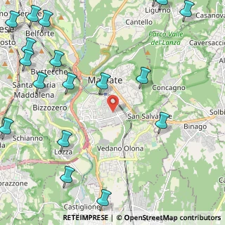 Mappa Via Reggio Emilia, 21046 Malnate VA, Italia (3.462)