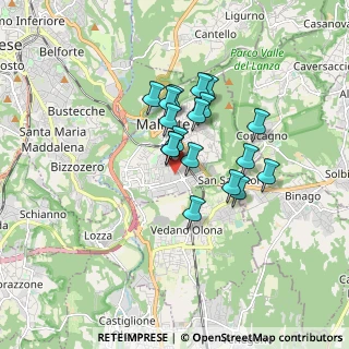 Mappa Via Reggio Emilia, 21046 Malnate VA, Italia (1.26056)