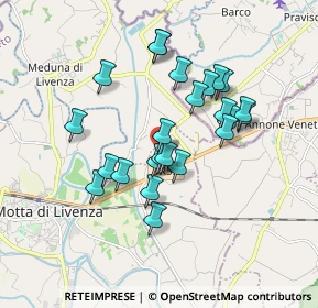 Mappa Via Quartarezza, 31045 Motta di Livenza TV, Italia (1.50833)