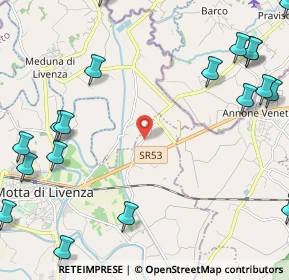 Mappa Via Quartarezza, 31045 Motta di Livenza TV, Italia (3.24737)