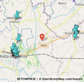 Mappa Via Quartarezza, 31045 Motta di Livenza TV, Italia (2.9615)