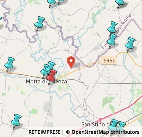 Mappa Via Quartarezza, 31045 Motta di Livenza TV, Italia (6.9115)
