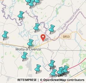 Mappa Via Quartarezza, 31045 Motta di Livenza TV, Italia (5.8635)