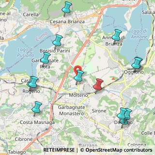 Mappa Via Giancarlo Puecher, 23847 Molteno LC, Italia (2.67643)