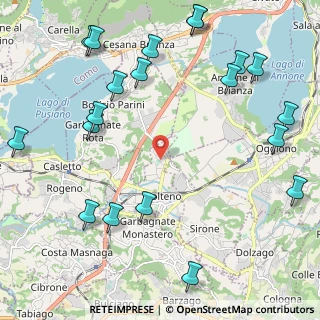 Mappa Via Giancarlo Puecher, 23847 Molteno LC, Italia (2.8475)