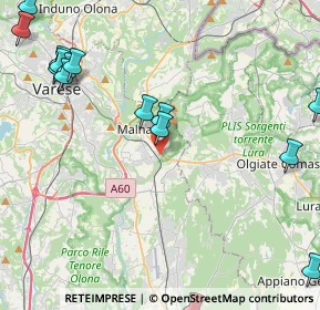 Mappa Via Agostino Novella, 21046 Malnate VA, Italia (6.22529)
