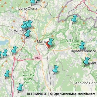 Mappa Via Agostino Novella, 21046 Malnate VA, Italia (6.674)
