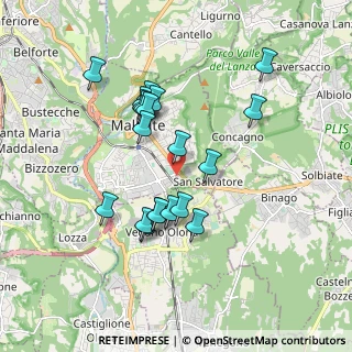 Mappa Via Agostino Novella, 21046 Malnate VA, Italia (1.6295)