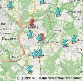 Mappa Via Agostino Novella, 21046 Malnate VA, Italia (2.26909)