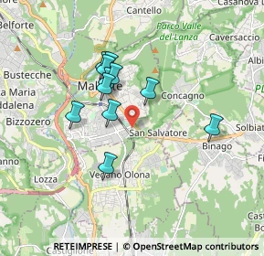 Mappa Via Agostino Novella, 21046 Malnate VA, Italia (1.44636)