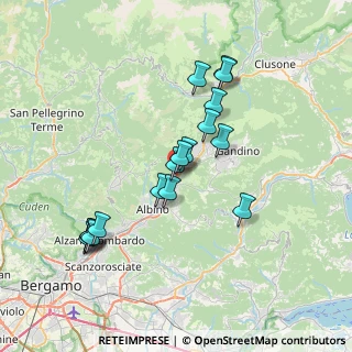 Mappa Via Salici zona Industriale, 24025 Gazzaniga BG, Italia (6.71471)